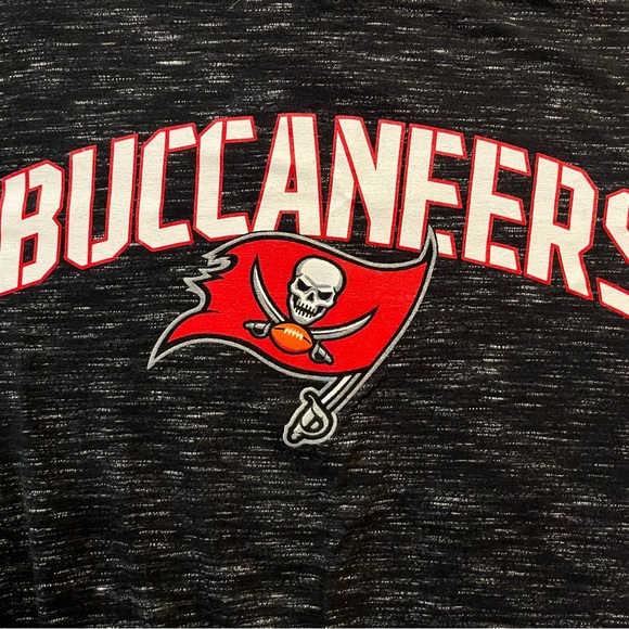 Fanatics Buccaneers Black Heather T-Shirt Tom Brady #12 Jersey MENS LARGE- NWOT - Picture 6 of 6